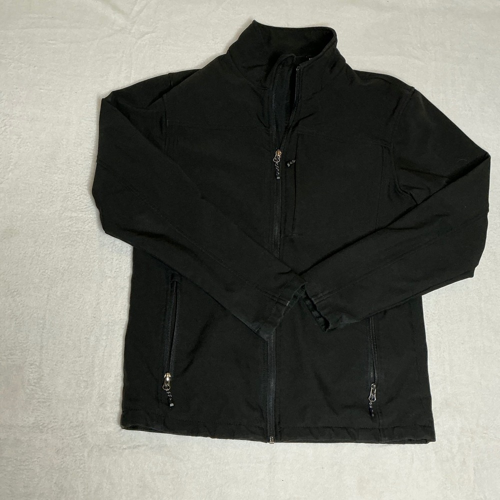 SWISS TECH Mens Black Full Zip Softshell Jacket Size‎ M